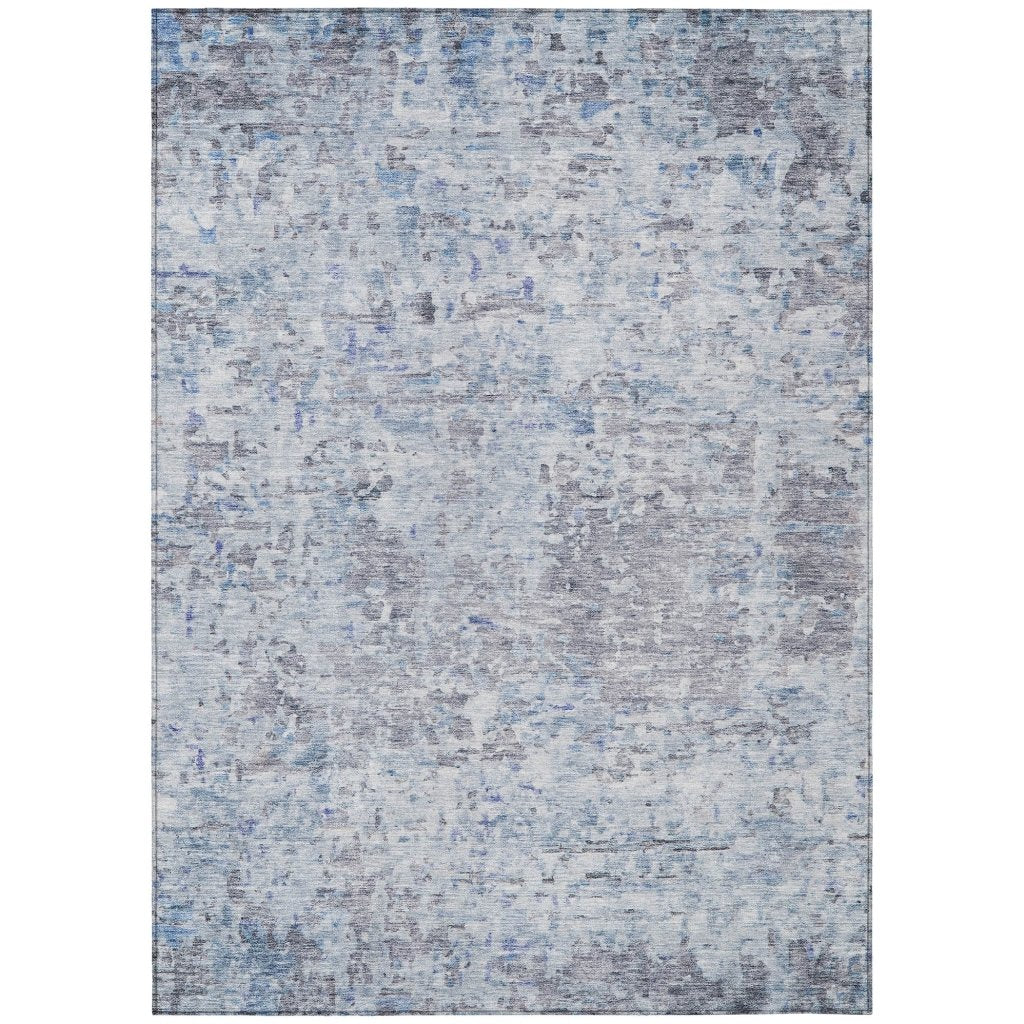 LOOMLAN Rugs Suri Sky Washable Indoor-Outdoor Rug