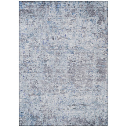 LOOMLAN Rugs Suri Sky Washable Indoor-Outdoor Rug