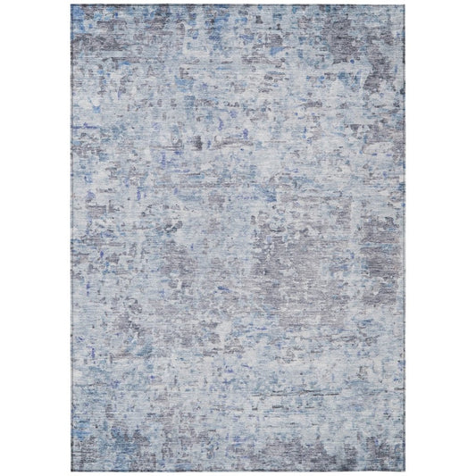 LOOMLAN Rugs Suri Sky Washable Indoor-Outdoor Rug
