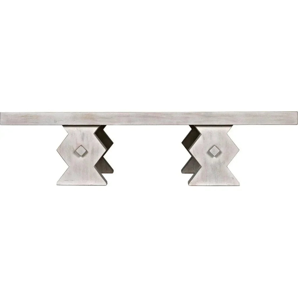 Noir Suzu Rectangular Wooden Coffee Table