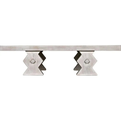 Noir Suzu Rectangular Wooden Coffee Table