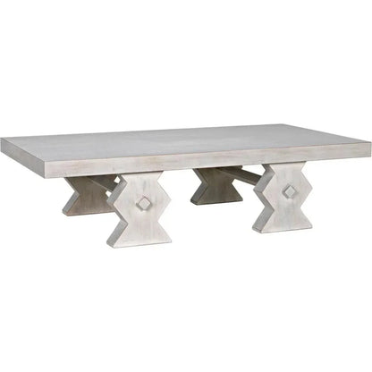 Noir Suzu Rectangular Wooden Coffee Table