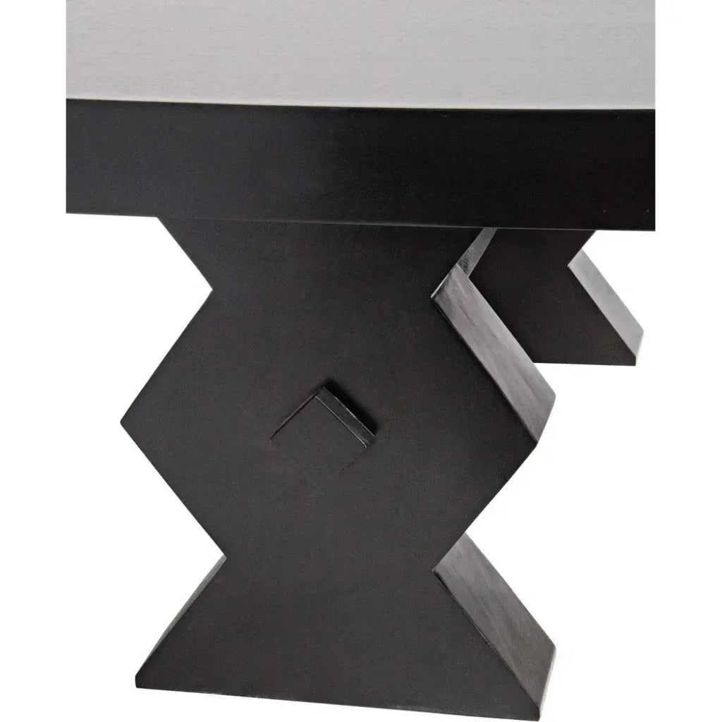 Noir Suzu Rectangular Wooden Coffee Table