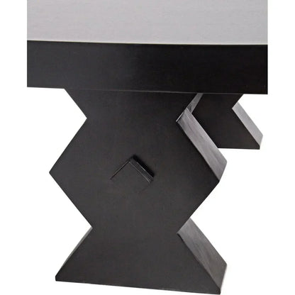 Noir Suzu Rectangular Wooden Coffee Table
