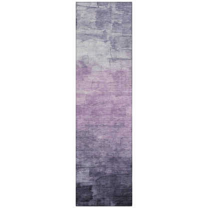 LOOMLAN Rugs Sylari Purple Washable Indoor-Outdoor Rug