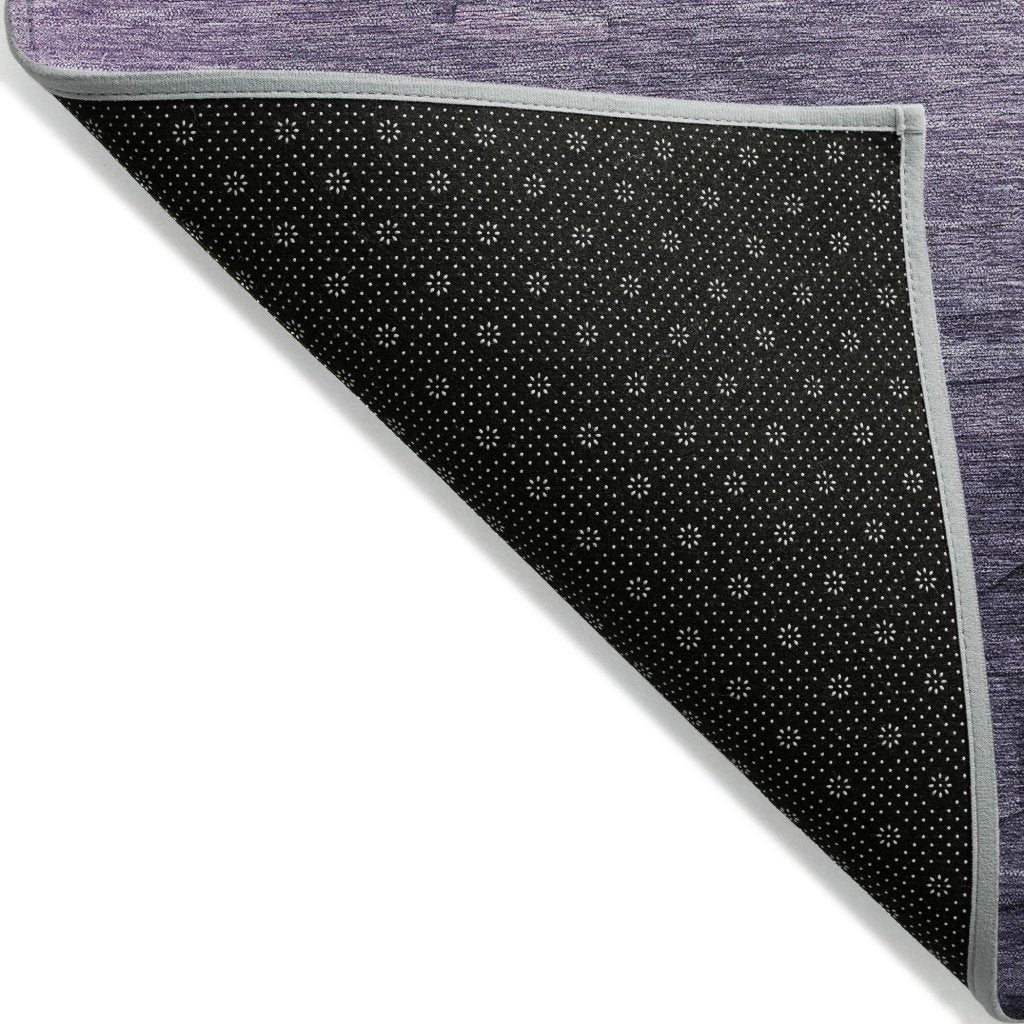 LOOMLAN Rugs Sylari Purple Washable Indoor-Outdoor Rug
