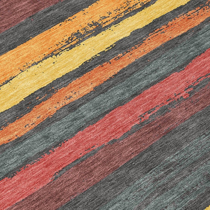 LOOMLAN Rugs Sylira Granite Washable Indoor-Outdoor Rug