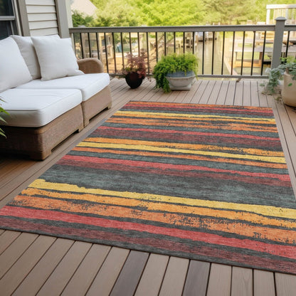 LOOMLAN Rugs Sylira Granite Washable Indoor-Outdoor Rug
