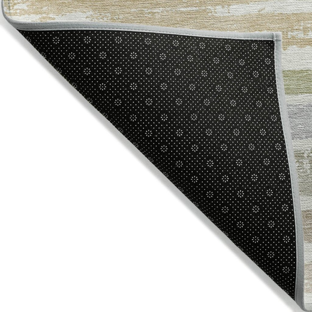 LOOMLAN Rugs Sylira Ivory Washable Indoor-Outdoor Rug