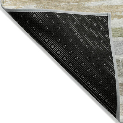 LOOMLAN Rugs Sylira Ivory Washable Indoor-Outdoor Rug