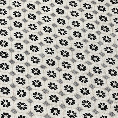 LOOMLAN Rugs Symara Ivory Washable Indoor-Outdoor Rug
