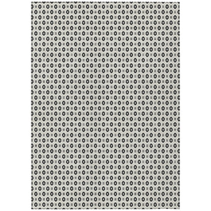 LOOMLAN Rugs Symara Ivory Washable Indoor-Outdoor Rug