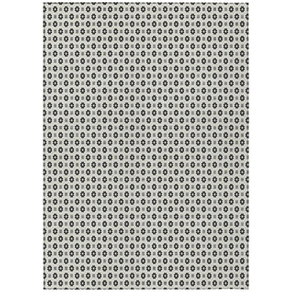 LOOMLAN Rugs Symara Ivory Washable Indoor-Outdoor Rug