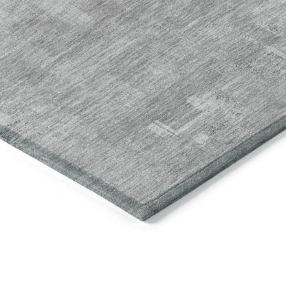 LOOMLAN Rugs Syrene Gray Washable Indoor-Outdoor Rug