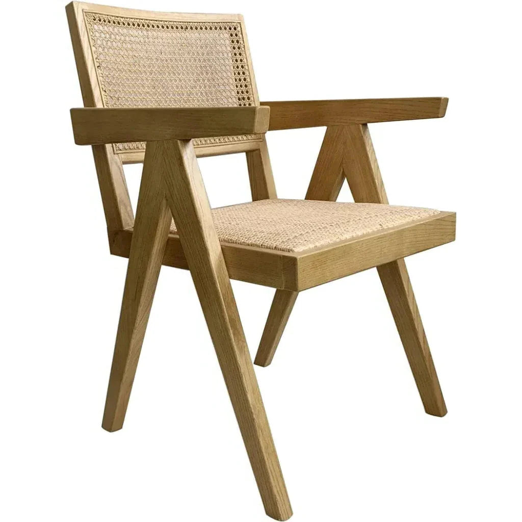 Moe's Home Takash Rattan Dining Arm Chair 2PC