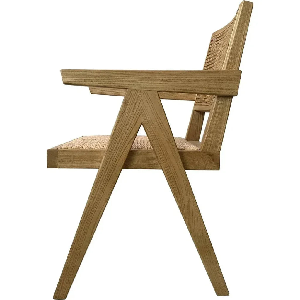Moe's Home Takash Rattan Dining Arm Chair 2PC
