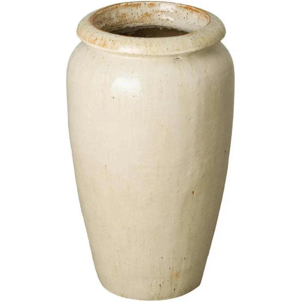 Tall Ceramic Round Planter
