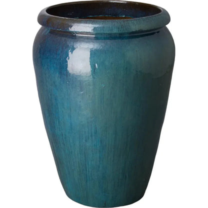 Tall Ceramic Round Planter