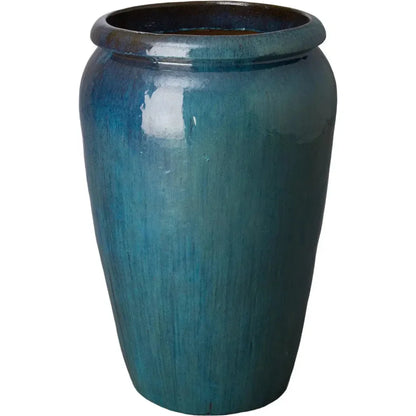 Tall Ceramic Round Planter
