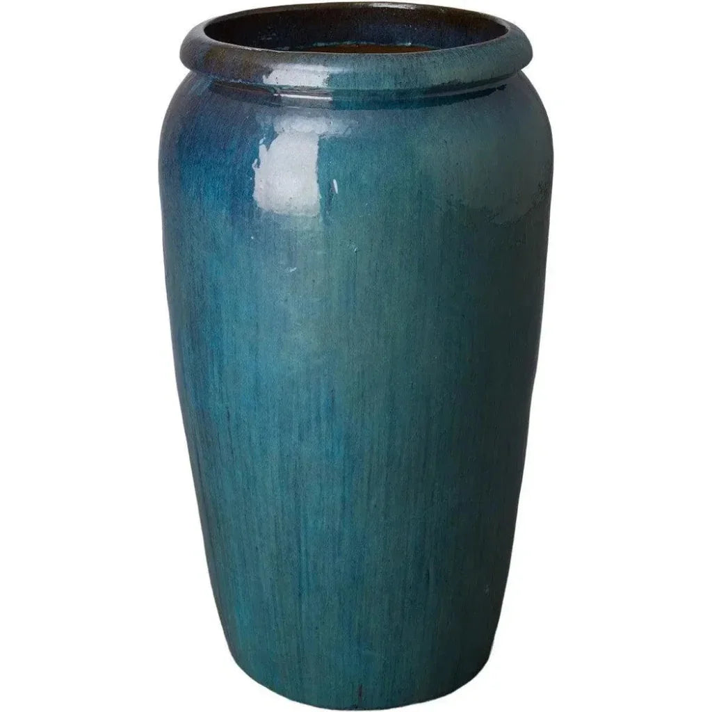 Tall Ceramic Round Planter