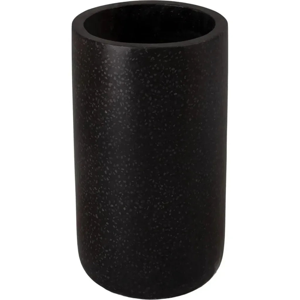 Tall Cylinder Terrazzo Round Planter