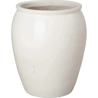 Tall Round Ceramic Planter - LOOMLAN - Emissary - Planters