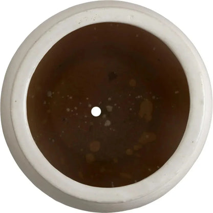 Tall Round Ceramic Planter - LOOMLAN - Emissary - Planters