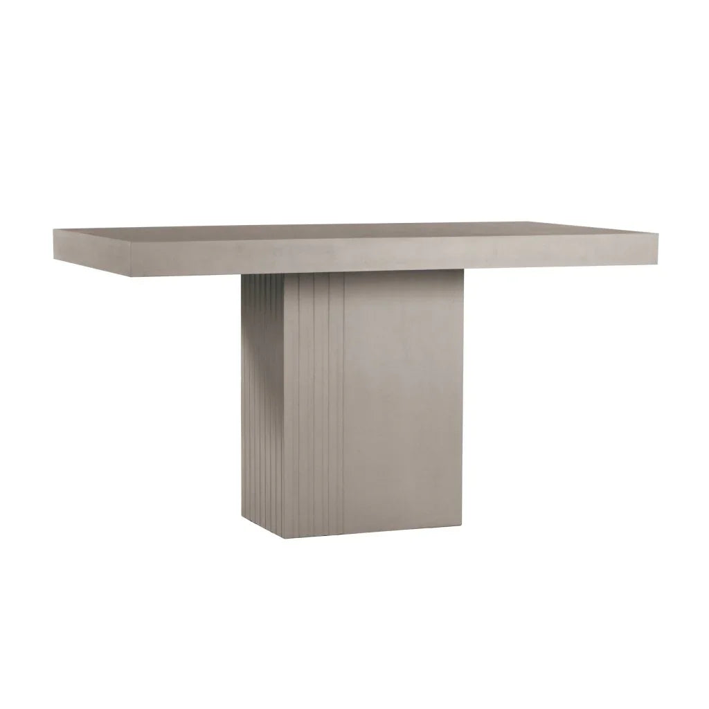 Tama Concrete Counter Patio Dining Table