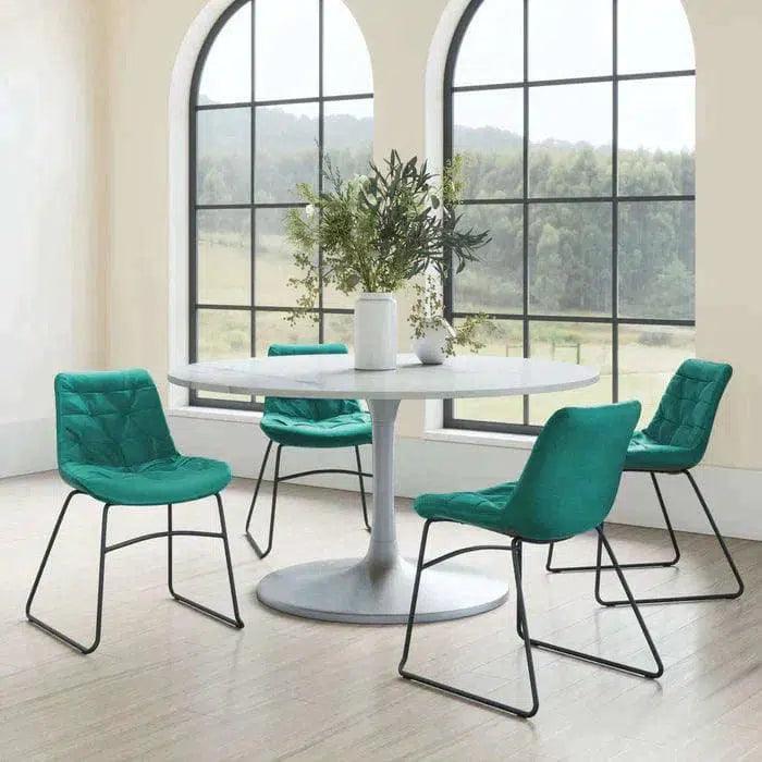 Tammy Performance Fabric Armless Dining Chair 2PC - LOOMLAN - Zuo Modern - Dining Chairs