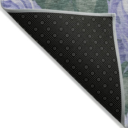 LOOMLAN Rugs Tanarra Purple Washable Indoor-Outdoor Rug
