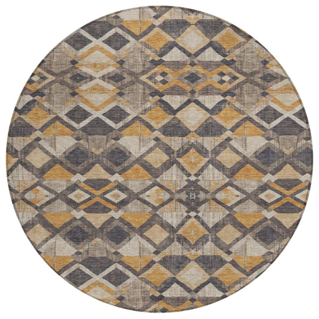 Tanmara Gold Washable Indoor - Outdoor Rug - LOOMLAN - LOOMLAN Rugs - Outdoor Rugs