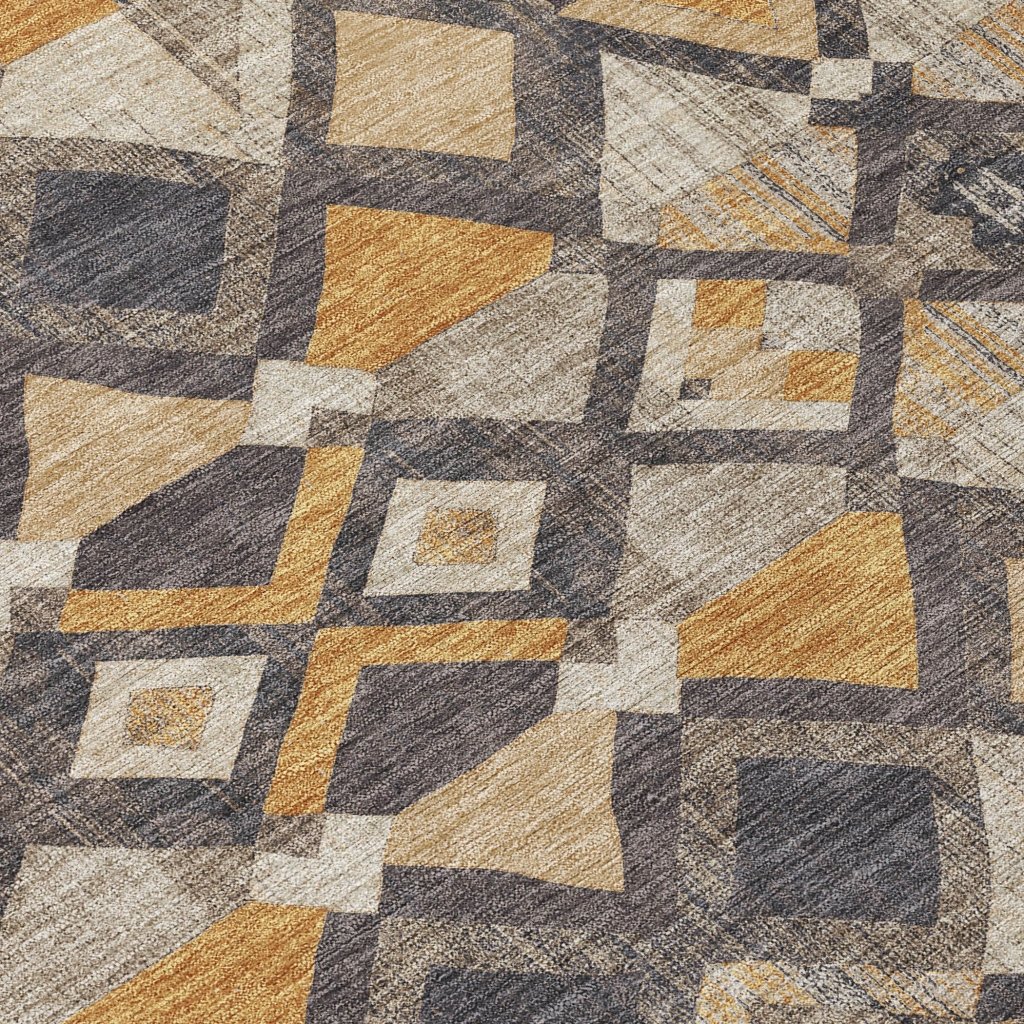 Tanmara Gold Washable Indoor - Outdoor Rug - LOOMLAN - LOOMLAN Rugs - Outdoor Rugs
