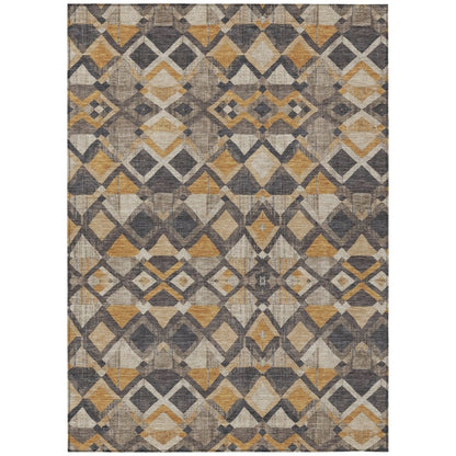 Tanmara Gold Washable Indoor - Outdoor Rug - LOOMLAN - LOOMLAN Rugs - Outdoor Rugs