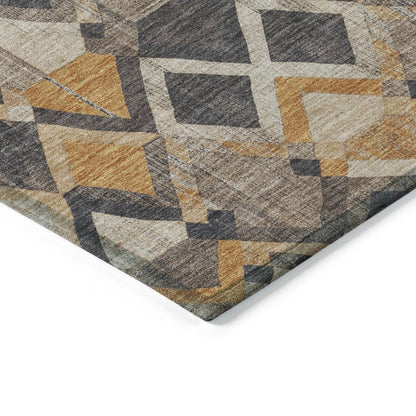 Tanmara Gold Washable Indoor - Outdoor Rug - LOOMLAN - LOOMLAN Rugs - Outdoor Rugs