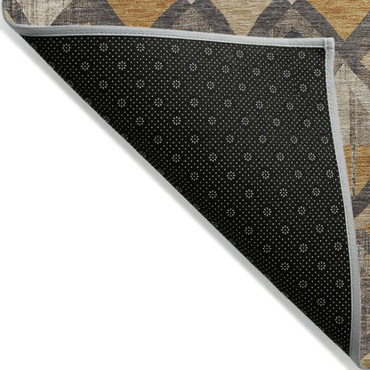 Tanmara Gold Washable Indoor - Outdoor Rug - LOOMLAN - LOOMLAN Rugs - Outdoor Rugs