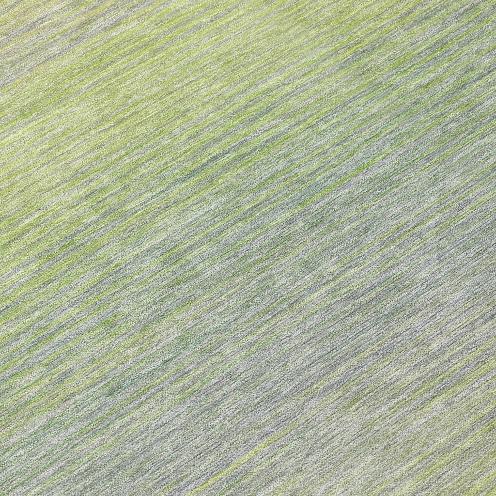 LOOMLAN Rugs Tanoura Green Washable Indoor-Outdoor Rug