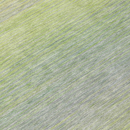 LOOMLAN Rugs Tanoura Green Washable Indoor-Outdoor Rug
