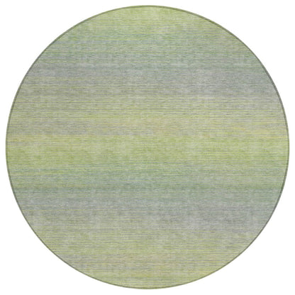 LOOMLAN Rugs Tanoura Green Washable Indoor-Outdoor Rug