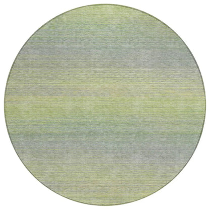LOOMLAN Rugs Tanoura Green Washable Indoor-Outdoor Rug