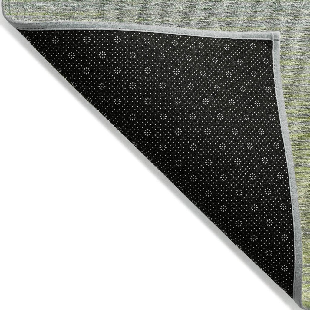 LOOMLAN Rugs Tanoura Green Washable Indoor-Outdoor Rug