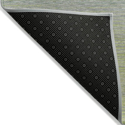 LOOMLAN Rugs Tanoura Green Washable Indoor-Outdoor Rug