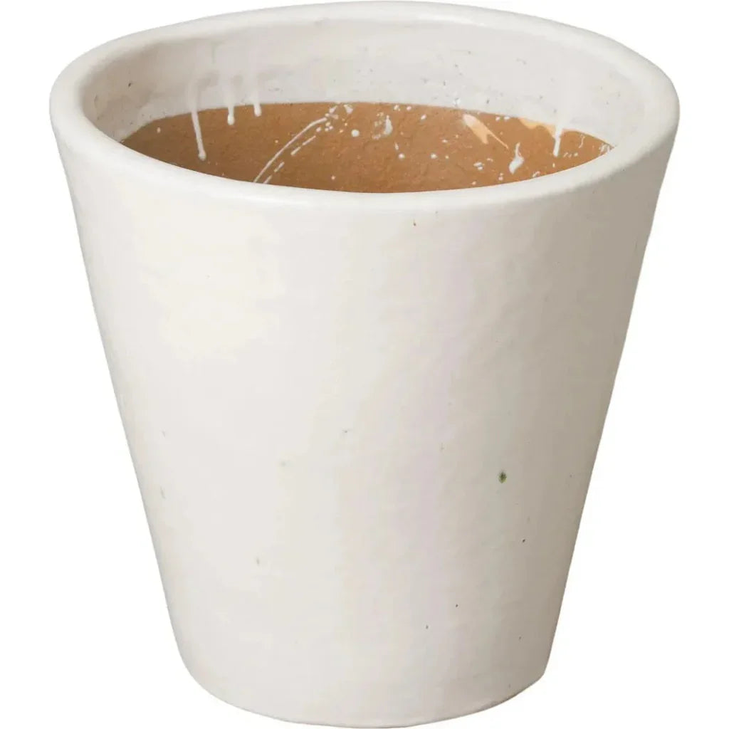 Tapered Round Ceramic Planter