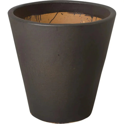 Tapered Round Ceramic Planter