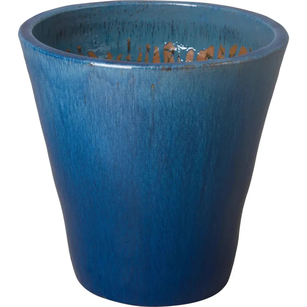Tapered Round Ceramic Planter