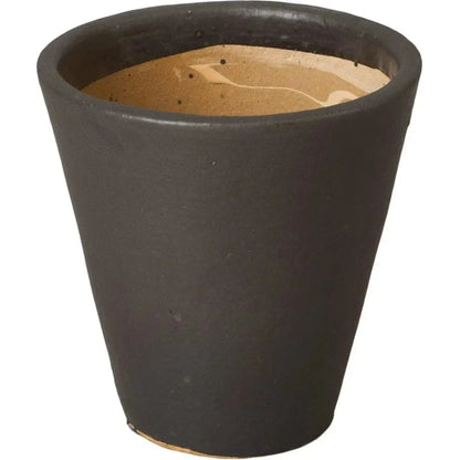 Tapered Round Ceramic Planter