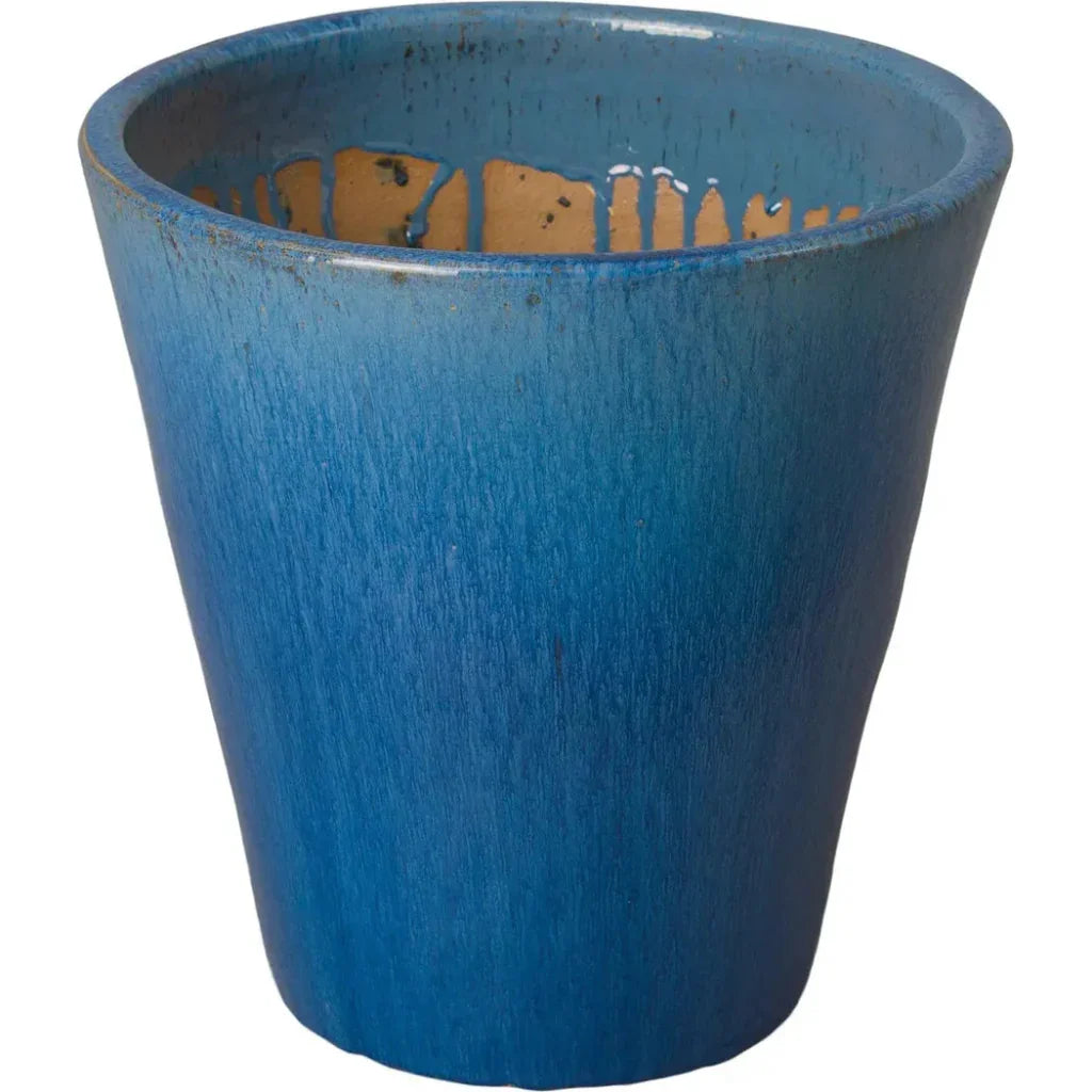 Tapered Round Ceramic Planter