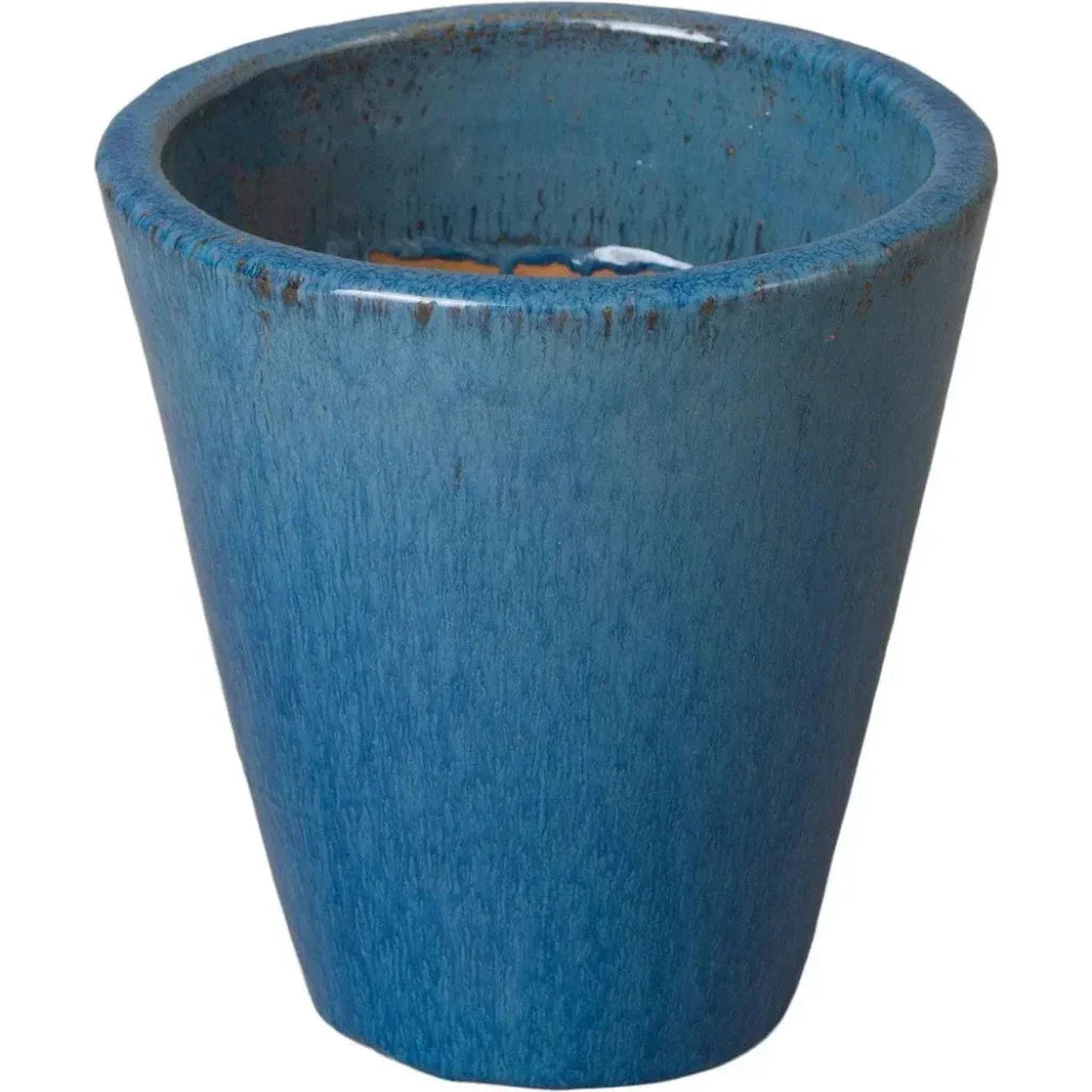 Tapered Round Ceramic Planter