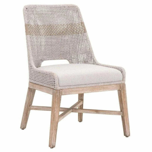 Essentials For Living Tapestry Woven Rope Armless Dining Chair 2PC