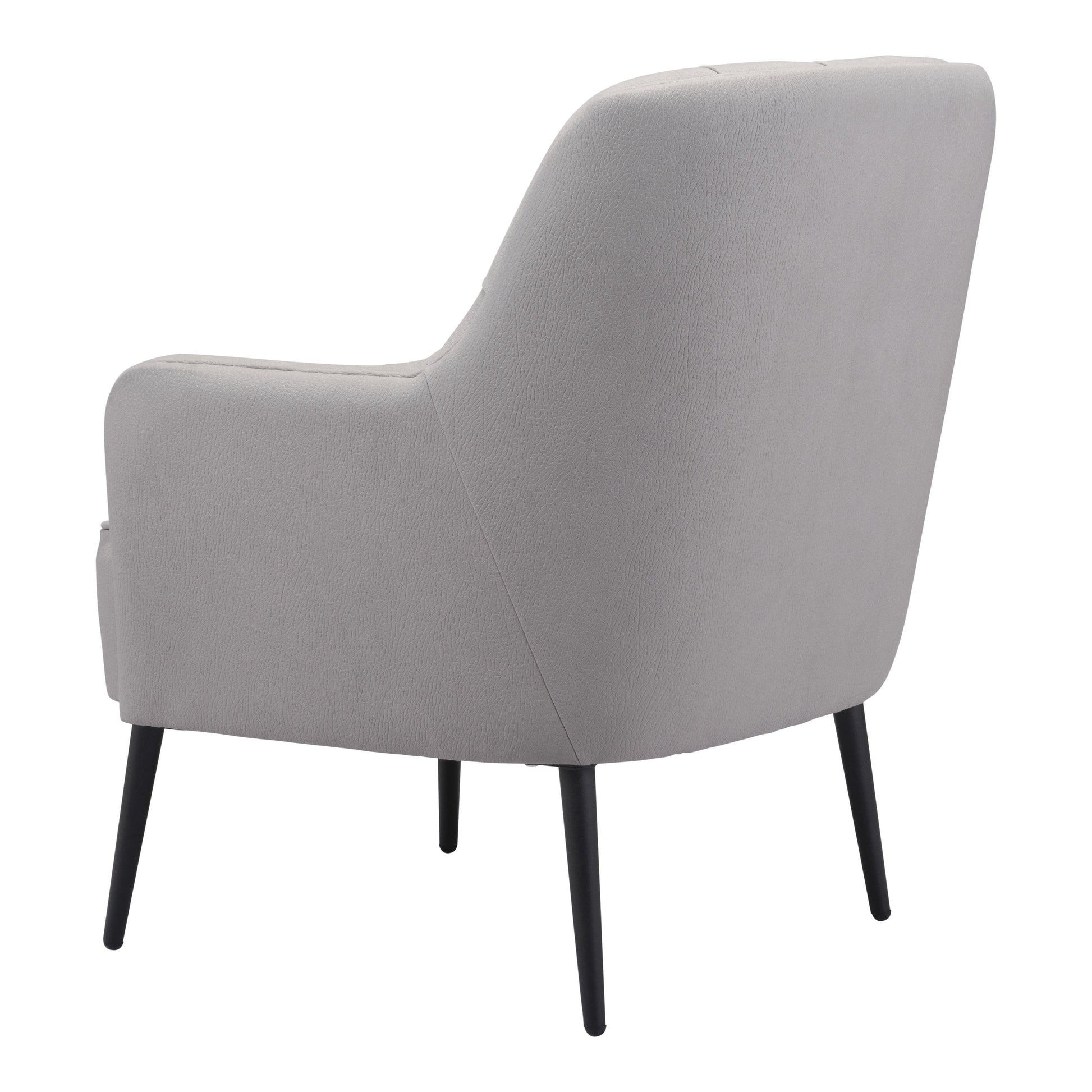 Tasmania Accent Chair Gray - Sideboards and Things Accents_Black, Brand_Zuo Modern, Color_Black, Color_Gray, Finish_Powder Coated, Materials_Metal, Materials_Wood, Metal Type_Steel, Product Type_Occasional Chair, Upholstery Type_Fabric Blend, Upholstery Type_Polyester, Wood Species_Plywood