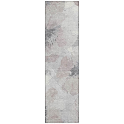 LOOMLAN Rugs Tasmina Brown Washable Indoor-Outdoor Rug